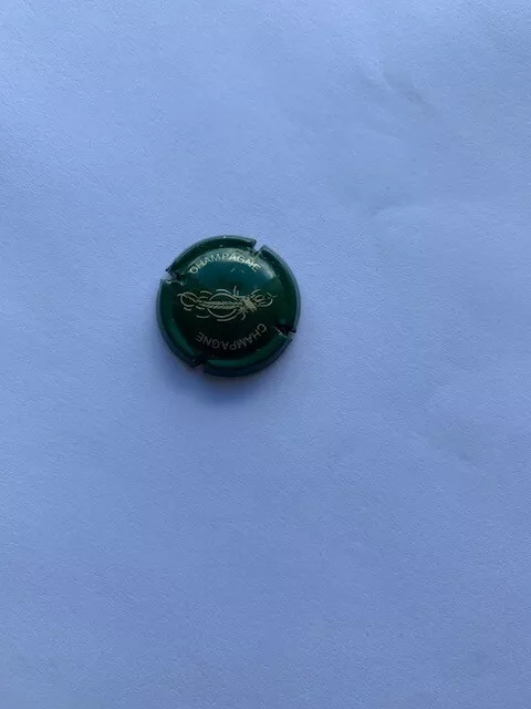 Capsule de Champagne Générique fond vert foncé