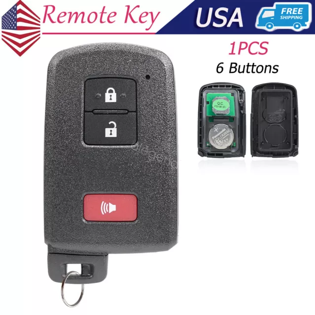 Replacement For 2015 - 2021 Toyota Tacoma Smart Key Keyless Remote Fob HYQ14FBA