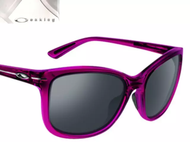 NEW* Oakley DROP IN Breast Cancer Rose Raspberry Women's Sunglass oo9232-08