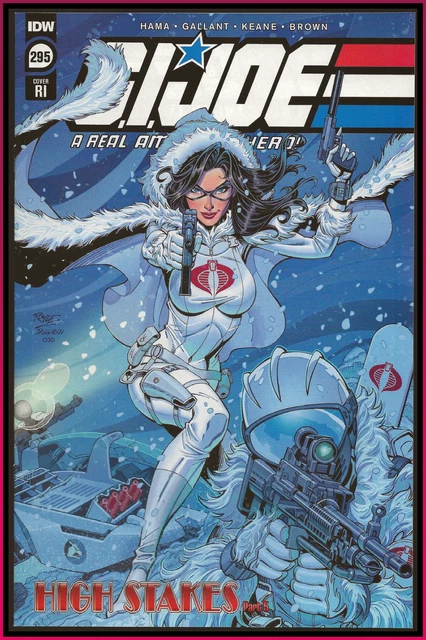 Gi Joe A Real American Hero #295 (2022) Royle 1:10 Variant Baroness Idw 8.5 Vf+