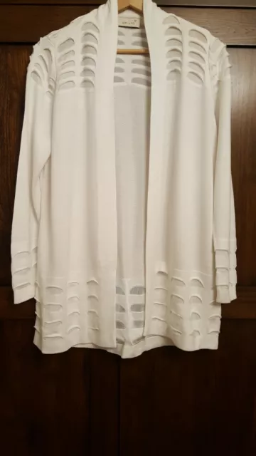 White hotsell cardigan m&s
