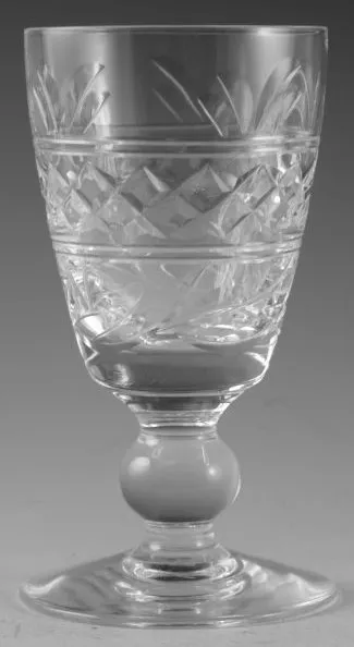 STUART Crystal - IMPERIAL Cut - Champagne Flute Glass / Glasses - 5" (2nd)