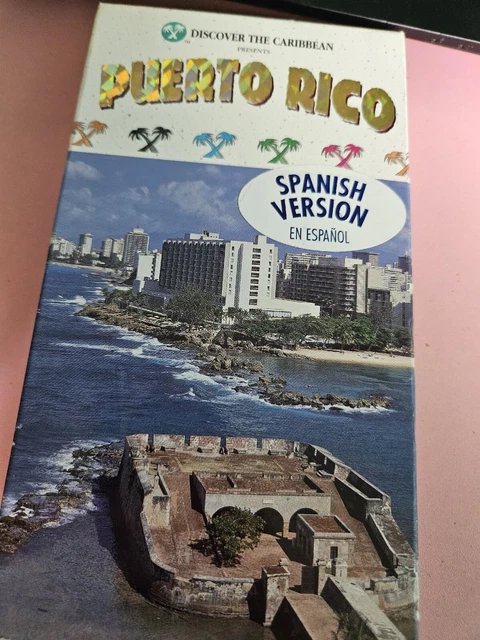 VINTAGE 1995 “DISCOVER the Caribbean” Puerto Rico VHS Used Open £6.42