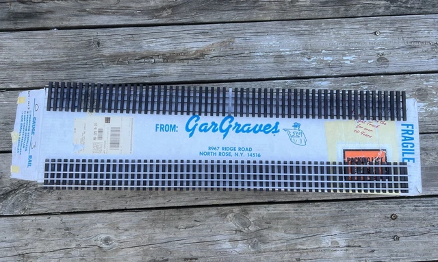(23) GarGraves O Gauge STAINLESS 4 rail 38” Straight Track Sections W/ box