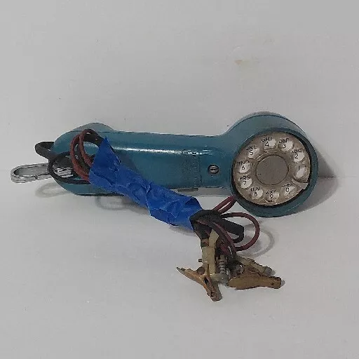 Vintage Blue Bell System Western Electric Lineman's Test Butt Set Rotary Dial