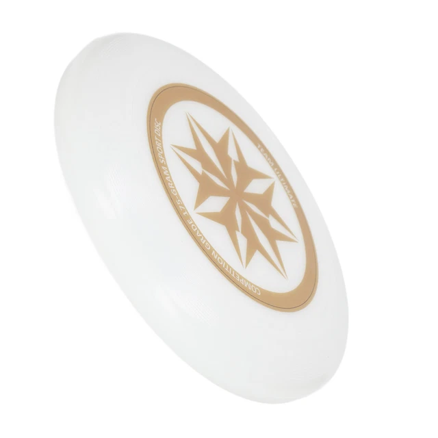 (Gold)Outdoor Flying Disc Adult Portable Fitness Sports Beach Luminous Flying Di