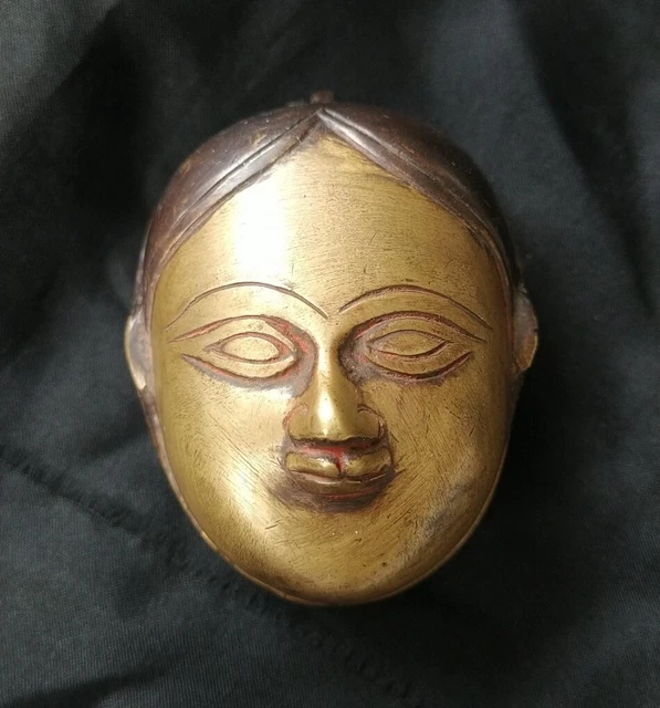 Boite Bronze Tete De Bouda Genre Birmanie