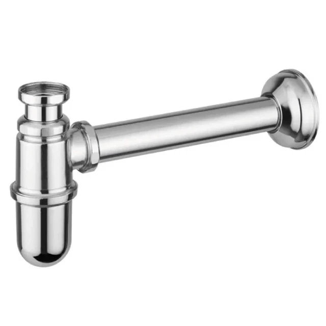 Prolunga Per Sifone Lavandino In Ottone Cromato 1 1/4″ - Tubo Di Scarico Regolabile Universale DN32 - Foto 8