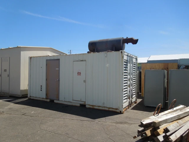 Cummins 500kw/625KVA 480/277V 3ph Standby Diesel AC Generator Outdoor Enclosure
