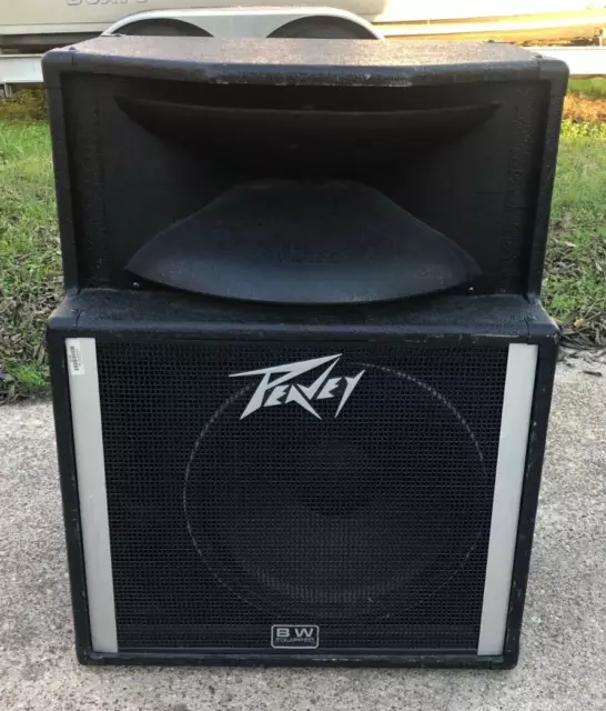 Peavey SP2A Monitor Speaker With Woofer / Horn - Black Widow Speaker Floor Stage Peavey SP2A Monitor Speaker With Woofer / Horn - Black Widow Speaker Floor Stage