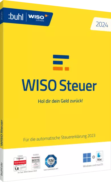 WISO steuer 2024 (für das Steuerjahr 2023 Download ESD