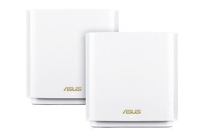 ASUS ZenWiFi XT8 AX6600 Tri-Band Mesh Wi-Fi 6 System (2 Pack) + BONUS CABLES!