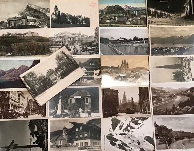 Lot / Konvolut  50 alte AK Postkarten aus Österreich bis 1945