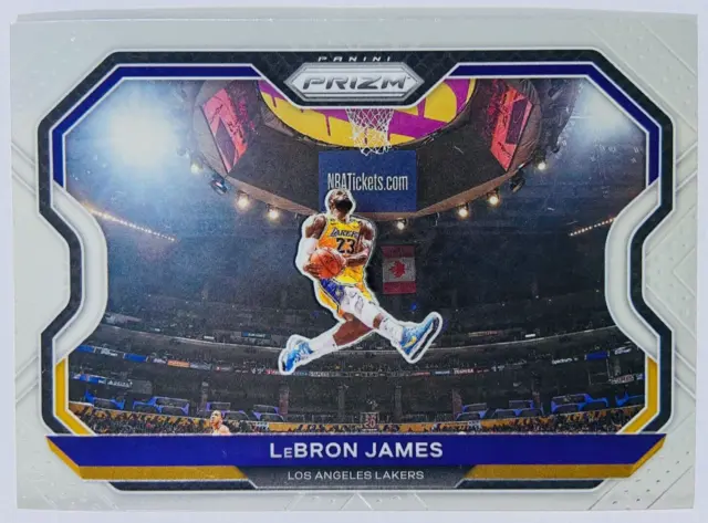 LeBron James – Lakers 2020-21 Panini Prizm #1 (Kobe Bryant Tribute Dunk)