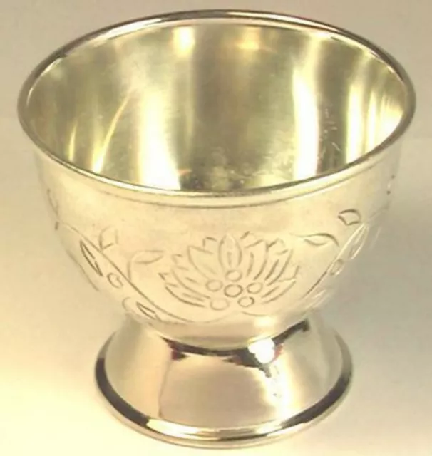 Rare Vintage Soviet Russian Sterling Silver Hand Etched Shot Wine Cup 37.24 gr