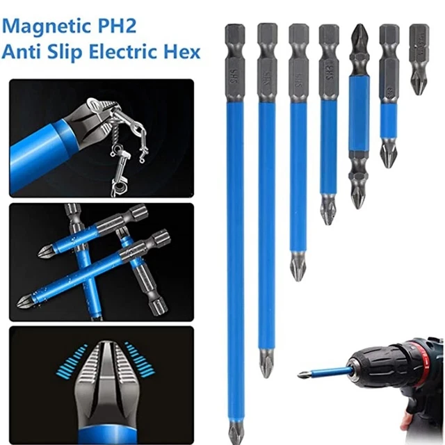 Praktisch Draußen Schraubendreher Bit 1/4 Zoll Ersatz Handwerkzeuge Magnetisch