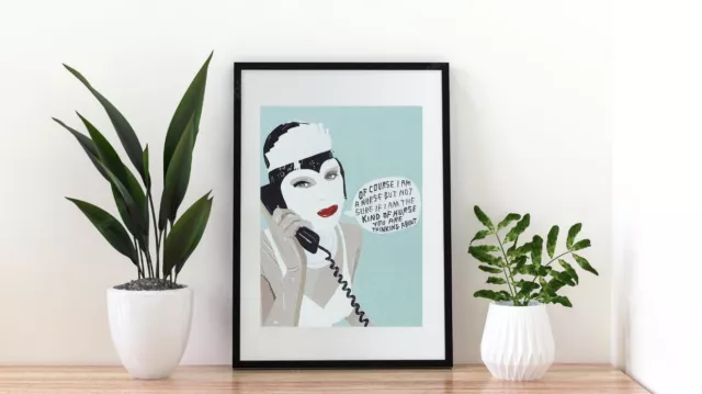 A4 The Kinky Nurse Music Film Art Retro Poster  Culture Print
