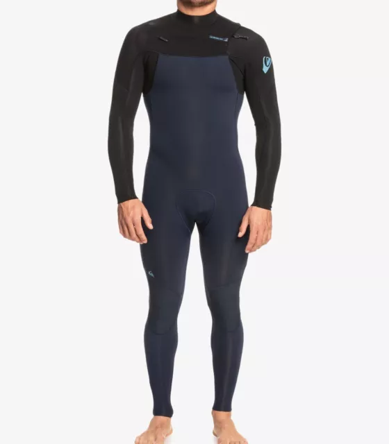 QUIKSILVER Men's 3/2 EVERYDAY SESSIONS CZ Wetsuit - KTP0 - Large Tall - NWT