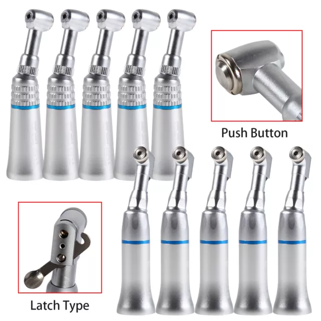 NSK Style Dental Push / Latch Head Contra Angle Handpiece Slow Low Speed E-type