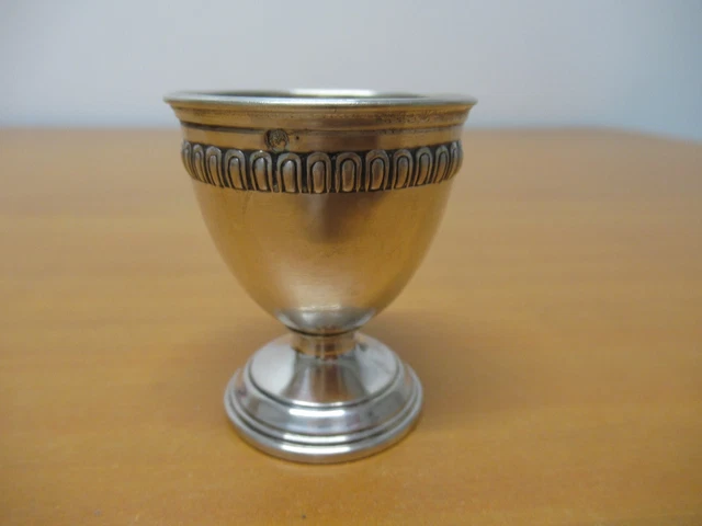 Coquetier Ancien Art Déco En Argent Massif Minerve 1er Titre – Occasion