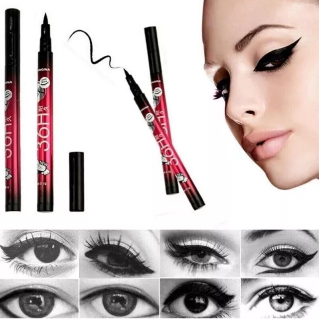 Eyeliner Feutre Noir Waterproof Longue Tenue Durée 36H Precision Sans Bavure 3