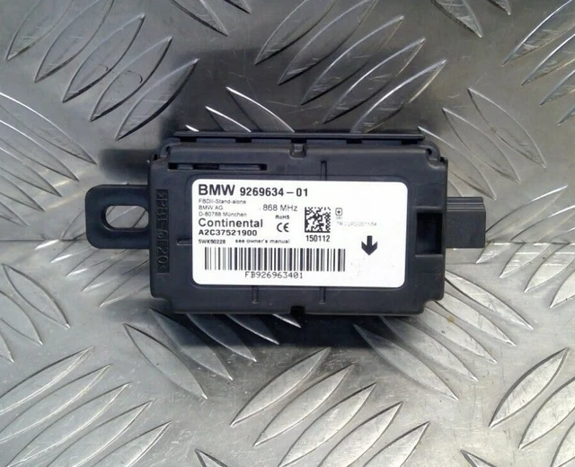 MODULE RÉCEPTEUR TÉLÉCOMMANDE radio 9269634 BMW F20 F30 F31 1 Série 3 ...