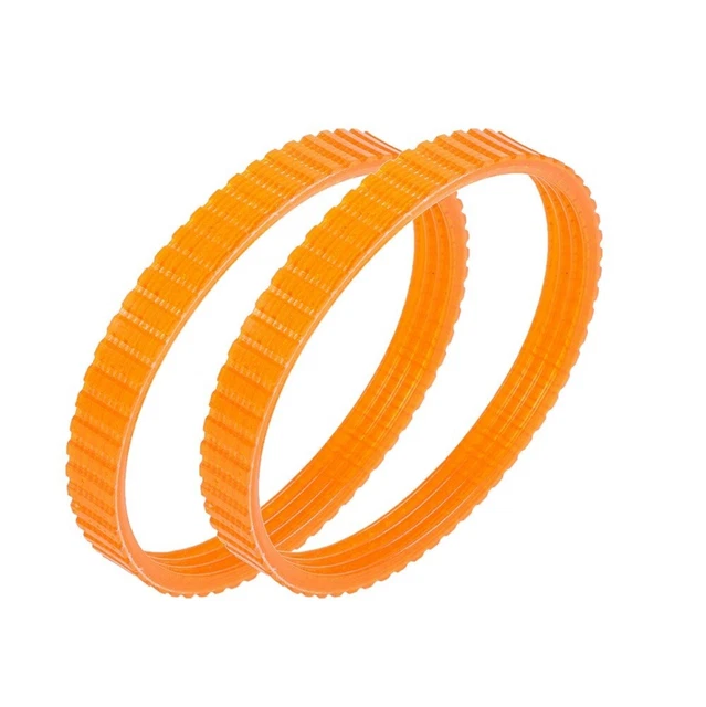 Arancione Guida con Cintura Piallatrice Ricambio Parti 2pcs Gomma Pratico Nuovo