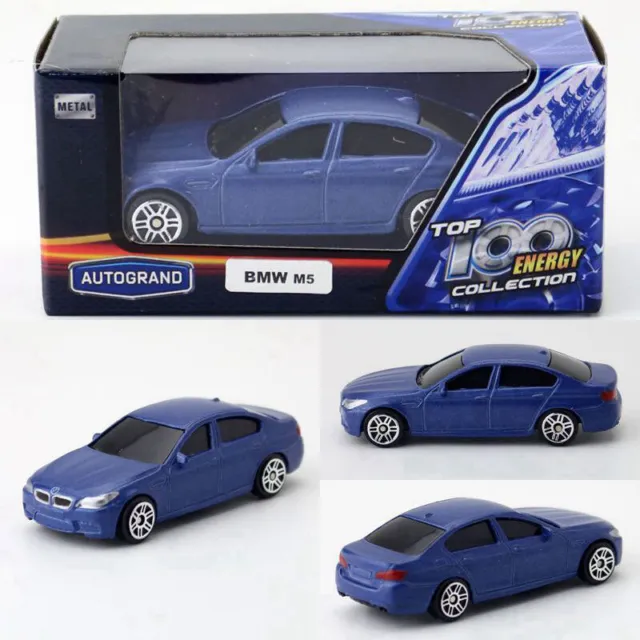 1:64 BMW M5 Sedan Model Car Diecast Toy Cars Kids Boys Gift Collection Blue