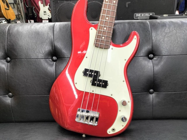 History-SZP-2M-Red-Electric-Bass-Guitar-W-Gig-Bag