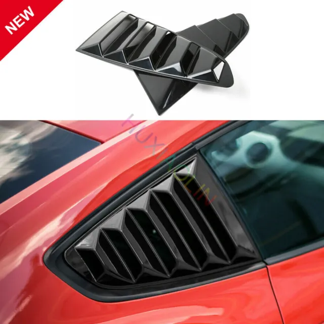 For Ford Mustang 15-19 Exterior Right/Left Rear Window Quarter Vent Scoop Cover