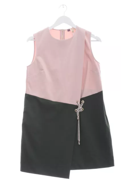 TED BAKER Abito avvolgente Donna Taglia IT 42 nero-rosa stile casual