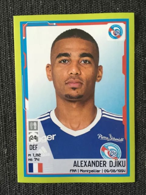 Sticker Panini Championnat Foot 2022 Alexander Djiku Strasbourg # 439 New Mint