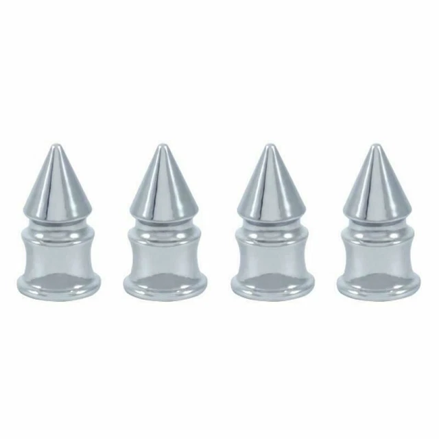 Valve Stem Caps for Standard Size Stem V Spike Style Plastic UP#70038 Set of 4