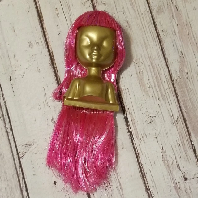 RAINBOW HIGH AVERY Styles Long Hair PINK DOLL WIG w/ BANGS Brand New £