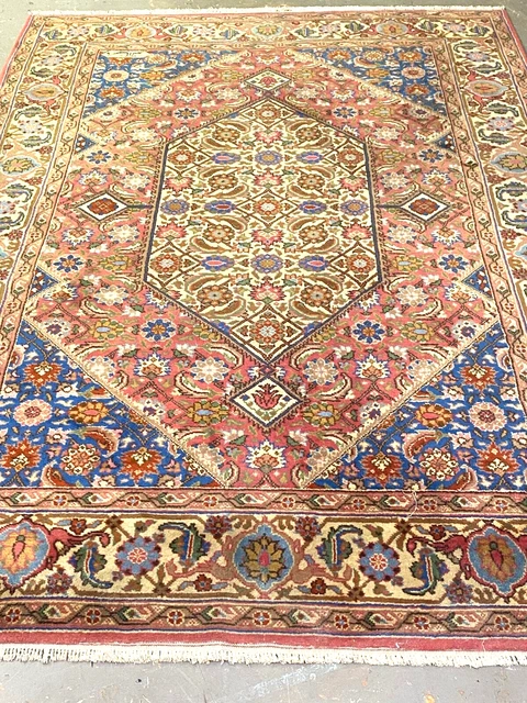 antico-swiss    Beautiful Antique IndoBIDJARI rug  5`6 x 8`   ft