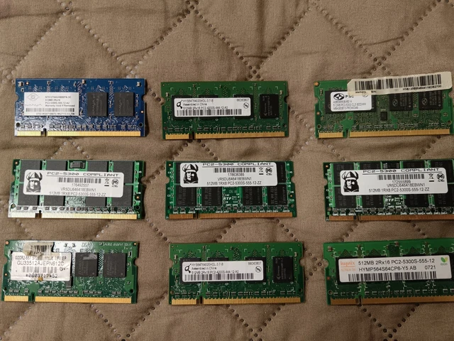 Mémoire DDR-2 laptop | 512 MB PC2-4200S | Ordinateurs à Rabais | Montreal Quebec