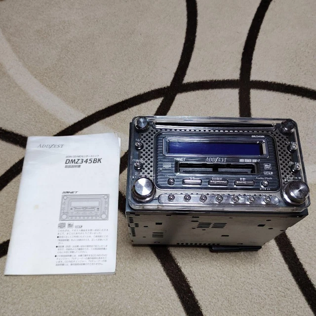 ADDZEST DMZ345BK CAR Audio Deck With Instruction Manual $375.80 