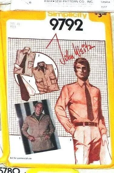 Mens Vintage Sewing Pattern ~ Coat Jacket Suit Tie ~ U PICK! Uncut