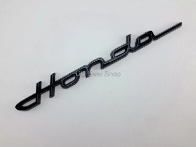 HONDA 3D Logo Aufkleber Buchstaben Modren Oldtimer Schwarz Matt S600 S800...