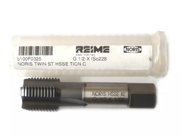 Comptines Noris Taraud BSP G 1/2 " - 14 HSSE TICN Jumeau Pièce Incision Iso 228