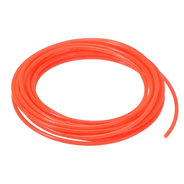 Neumática Aire Tubería, 4mm OD x 2.5mm ID 7m (275") PU Poliuretano Naranja
