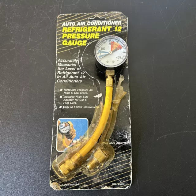 AUTO AIR CONDITIONER Refrigerant 12 Pressure Gauge 15.00 PicClick
