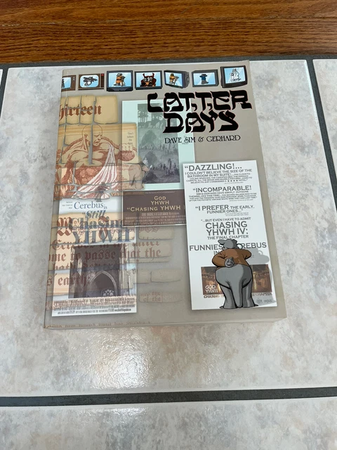CEREBUS Volume/Vol 15 LATTER DAYS TPB Phonebook Trade Paperback Graphic Novel