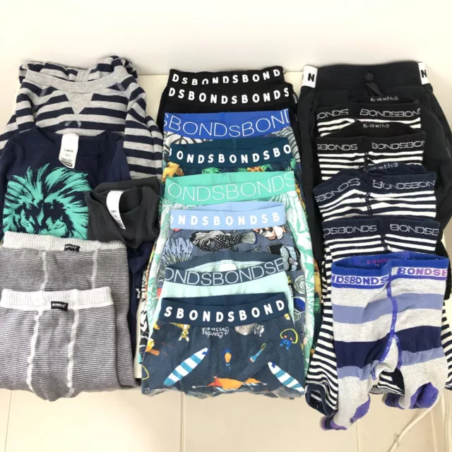 Huge Bonds Baby Clothes Bundle Leggings Romper Hoodie Boys Mixed Bulk Lot