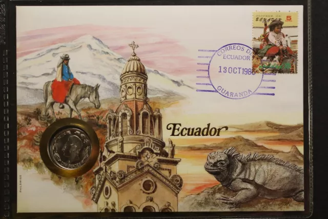 Ecuador, Numisbrief, 13.10.1986 - 657091