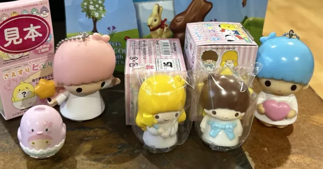 Sanrio Little Twin Stars Figures Keychains Chirping Bird Lot New Hello Kitty
