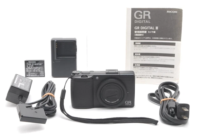 [MINT]  Ricoh GR Digital III 10.0MP Compact Camera 6.0mm f1.9 From JAPAN