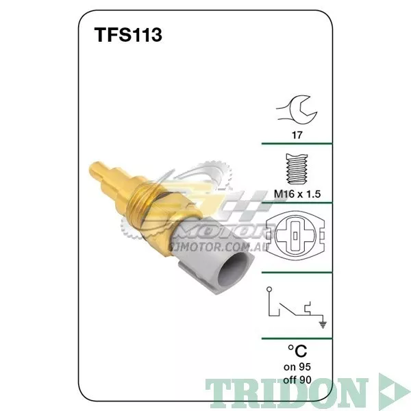 TRIDON FAN SWITCH FOR Mazda 626 12/89-12/91 2.2L(F2) SOHC 12V(Petrol)  TFS113