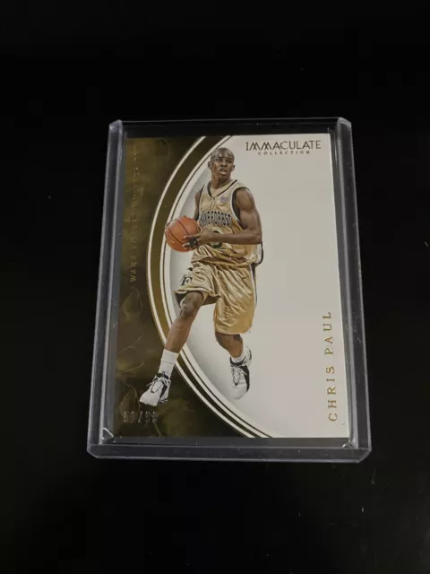 2016 Panini Immaculate Chris Paul /99 Card #8 Wake Forest
