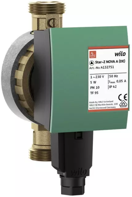 Wilo Star Z Nova Eau 15 A 4132751 Pompe de Circulation